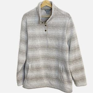 Natural Reflections pullover 1/4 snap XL